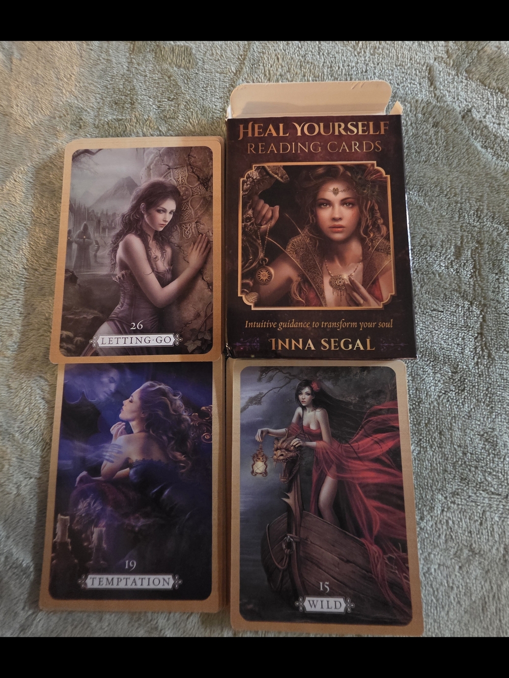 Heal Yourself Oracle  Cards- Inna Segal- QR Code For Guidebook